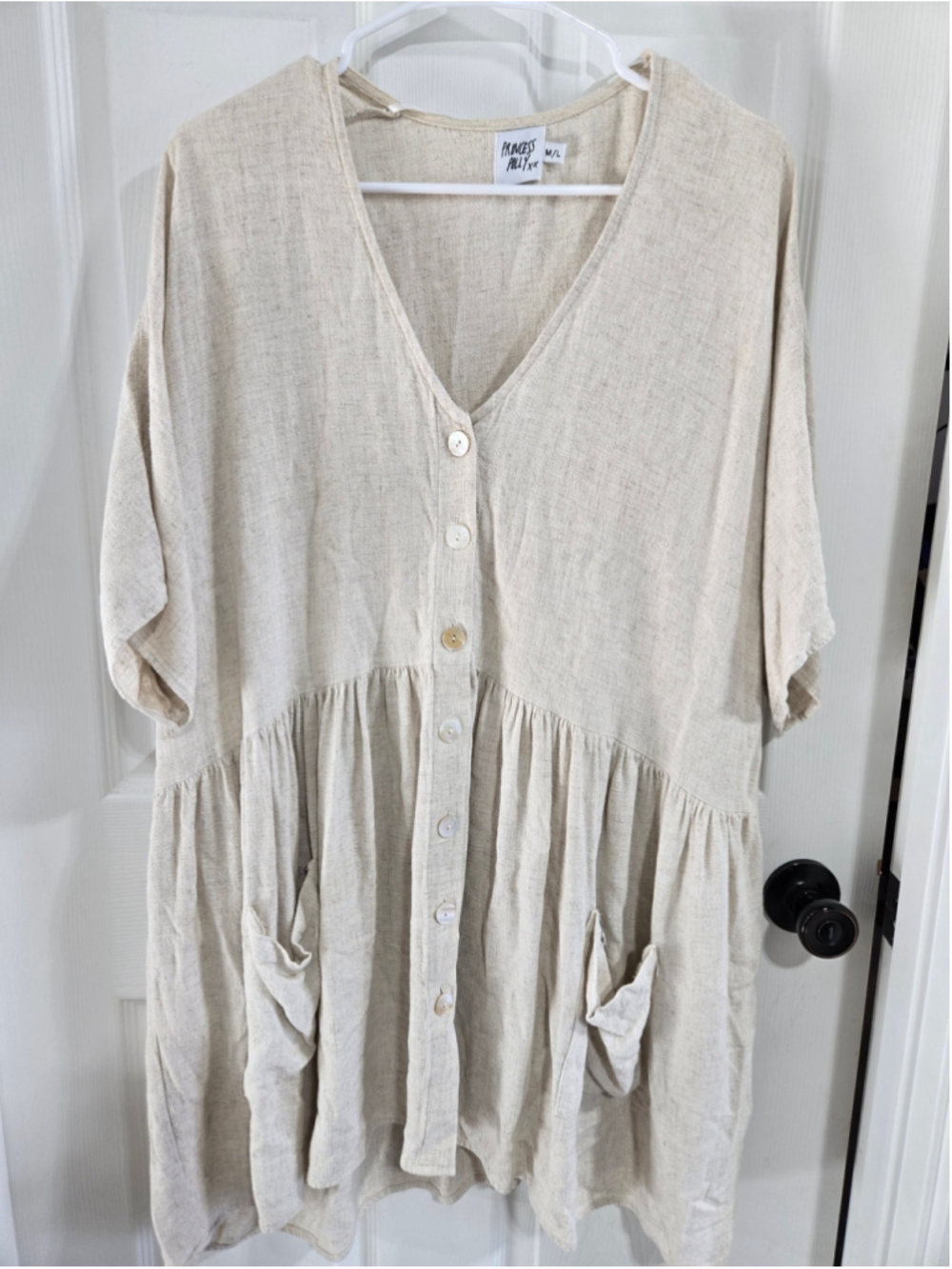 Women's Princess Polly Beige Mini Dress Size M